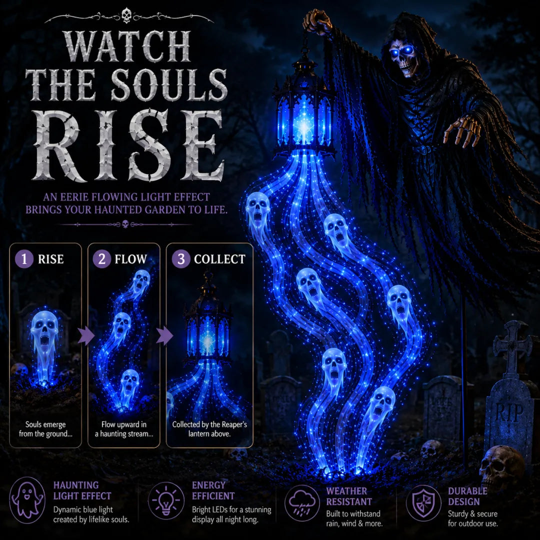 💀Halloween Soul Harvester Animated Garden Light
