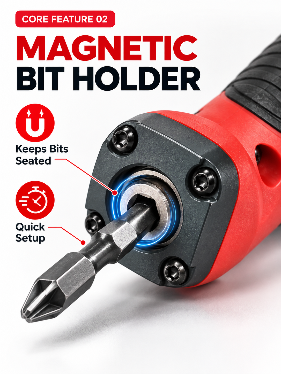 🔧 1/4' Right Angle Drill Adapter – High-Torque 90° Driver for Tight Spaces