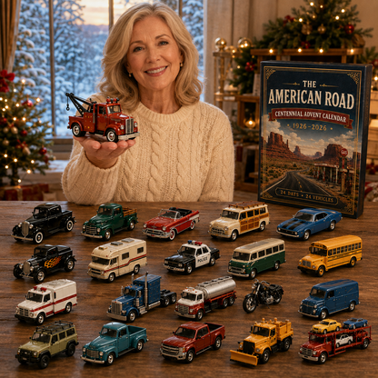 Road to America 1926–2026 Centennial 24-Day Countdown Calendar – 100th Anniversary Collectible