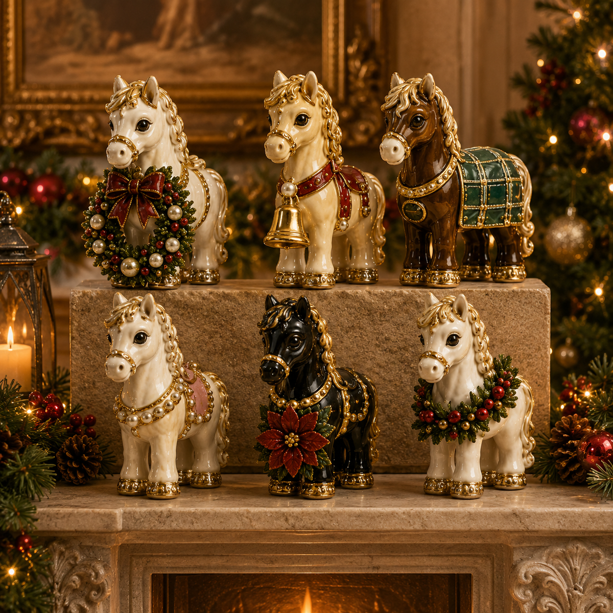 24-Day Advent Calendar Blind Box | Elegant Equestrian Figurines Gift