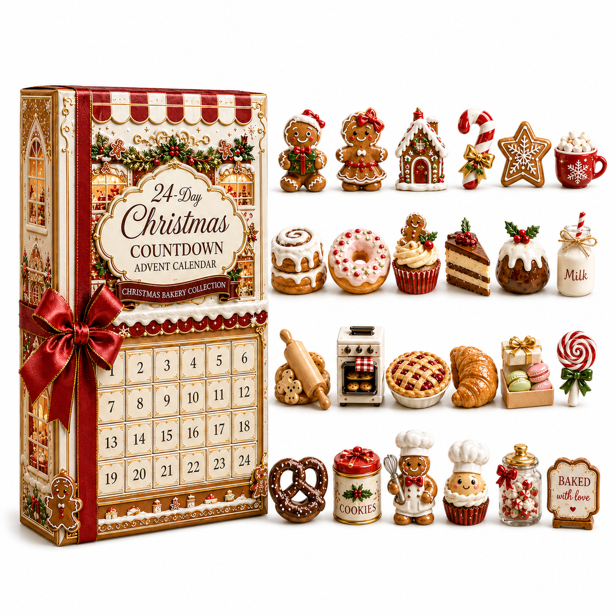 Christmas Baking Collection 24-Day Advent Calendar – Limited Edition Holiday Gift