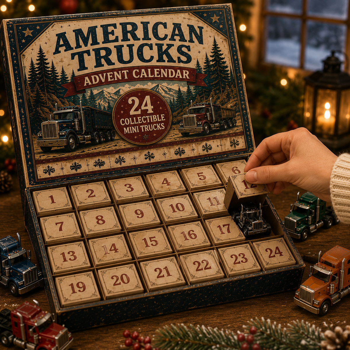 🚚American Trucks Advent Calendar 2026 – 24 Days of Collectible Mini Truck Surprises