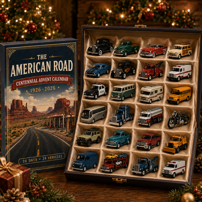 Road to America 1926–2026 Centennial 24-Day Countdown Calendar – 100th Anniversary Collectible