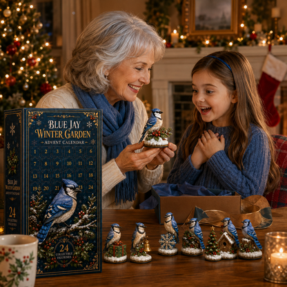 24-Day Blue Jay Advent Calendar | Collectible Figurine Christmas Countdown