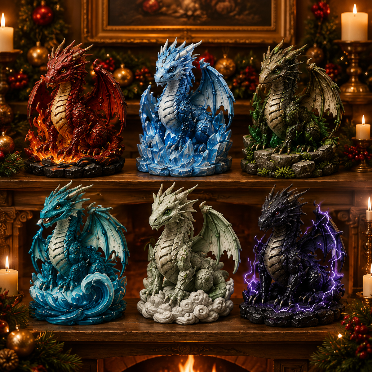 24-Day Dragon Advent Calendar | Christmas Countdown Blind Box Gift