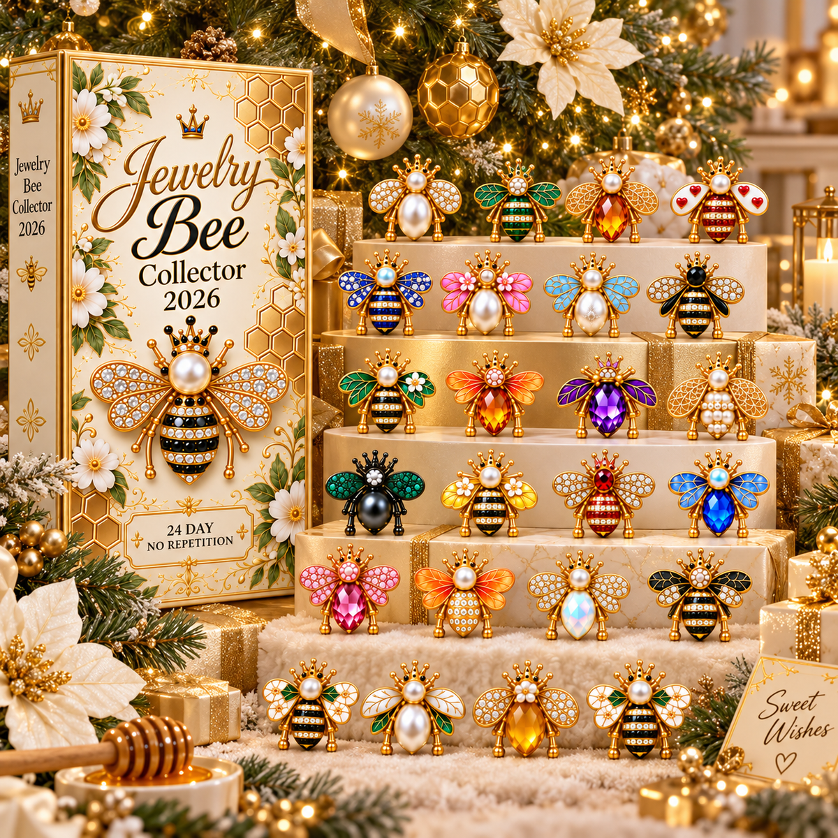 24 Days of Sparkle — Jewelry Bee Collector Advent Calendar 2026