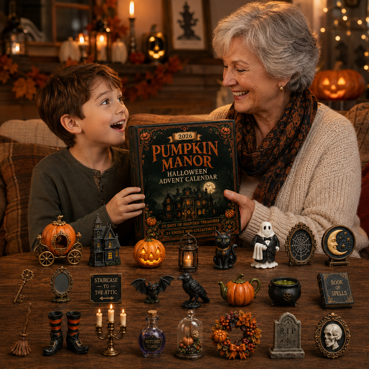 2026 Pumpkin Manor Halloween Advent Calendar – 24 Days of Haunted Treasures
