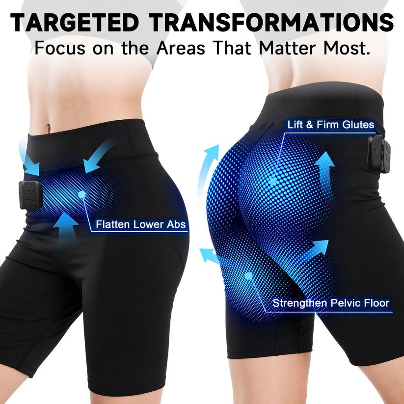 Monizes™ 3-Zonen EMS Toning Shorts: Gezielte Unterstützung für Bauch, Gesäß & Beckenboden