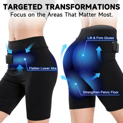 Monizes™ 3-Zonen EMS Toning Shorts: Gezielte Unterstützung für Bauch, Gesäß & Beckenboden