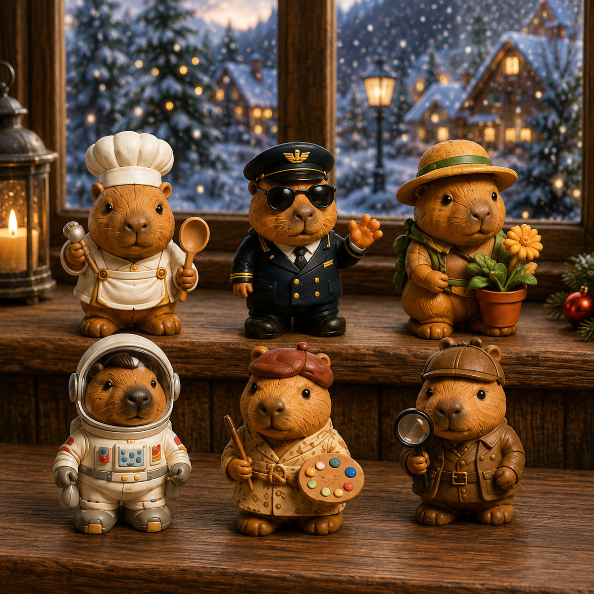 Capybara Advent Calendar 2026 – 24-Day Christmas Countdown with 24 Collectible Capybara Figures