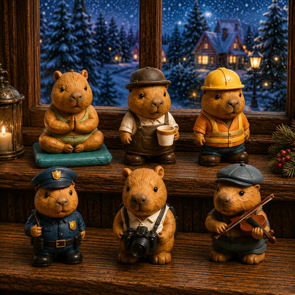 Capybara Advent Calendar 2026 – 24-Day Christmas Countdown with 24 Collectible Capybara Figures