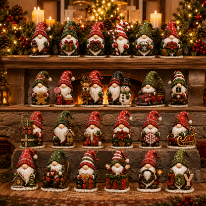 ✨24-Day Christmas Countdown Advent Calendar –Christmas gnome Ornament