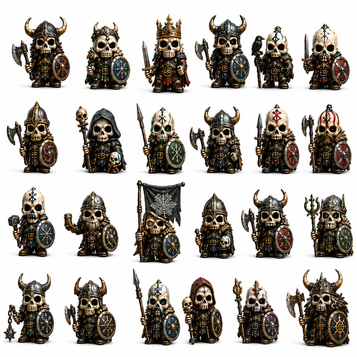 ⚔️Undead Vikings Advent Calendar 2026 – 24-Day Countdown with Collectible  Undead Warrior Miniatures