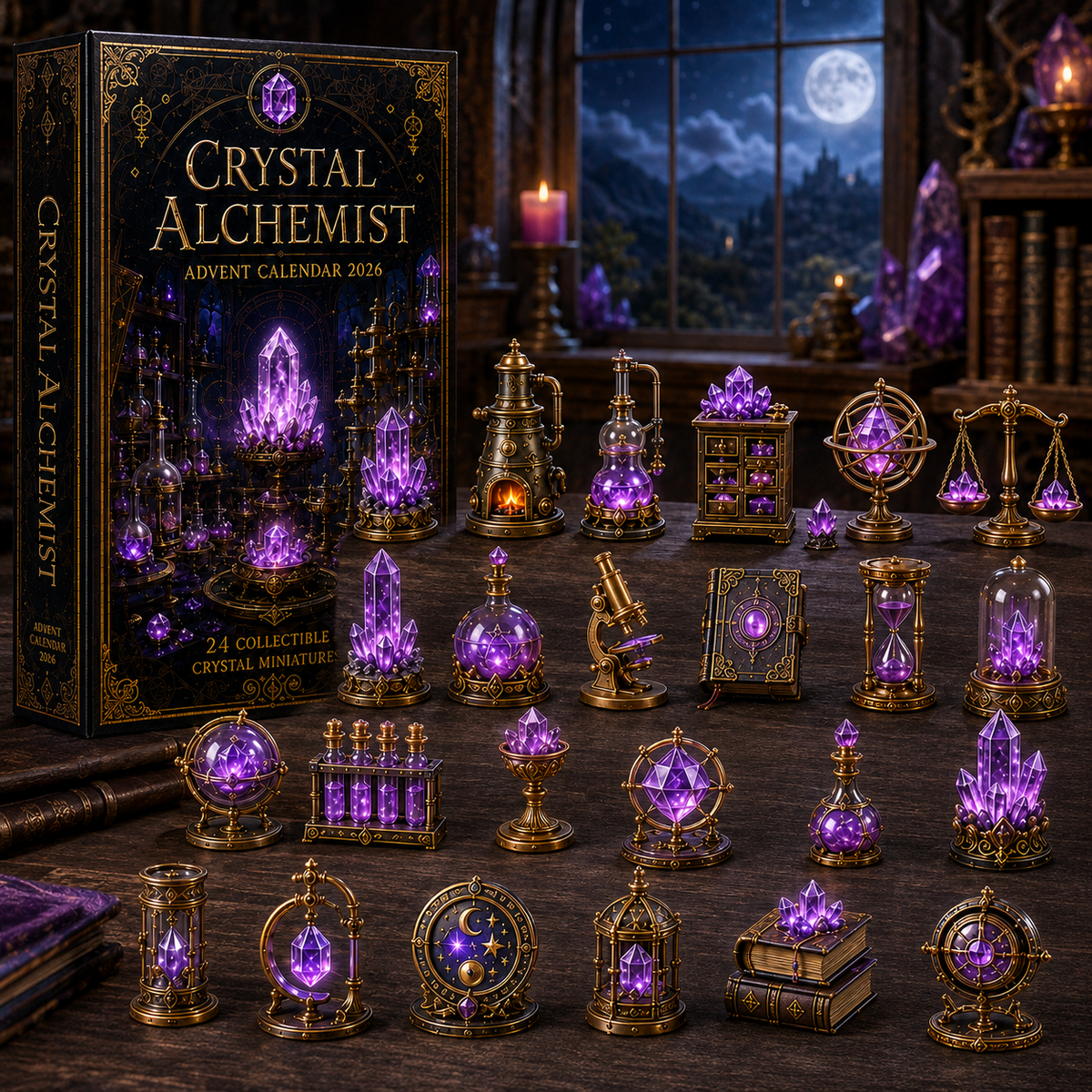 24 Days of Alchemy – Crystal Alchemist Collectible Countdown Calendar 2026