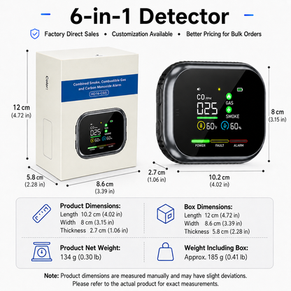 Monizes® 6-in-1 Sicherheitsmonitor für Zuhause