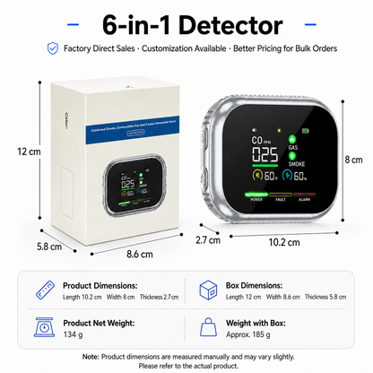 Monizes® 6-in-1 Sicherheitsmonitor für Zuhause