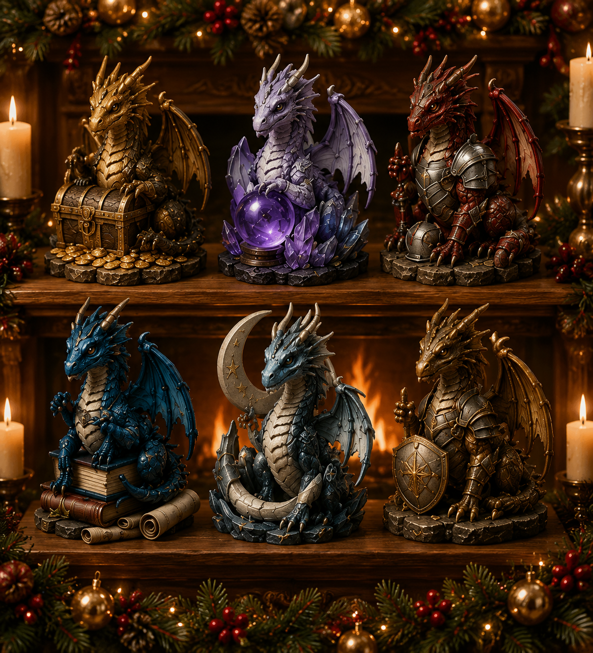 24-Day Dragon Advent Calendar | Christmas Countdown Blind Box Gift