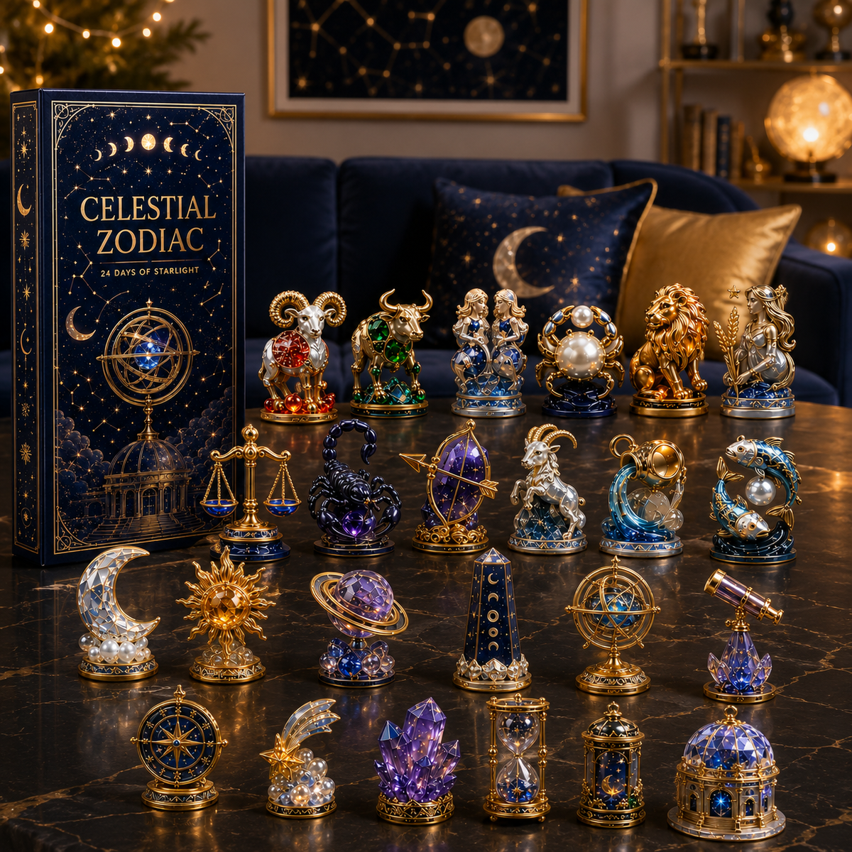 Celestial Zodiac 24-Day Christmas Advent Calendar