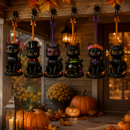 24-Day Christmas Advent Calendar – Halloween Black Cat Ornament | pinkdiy