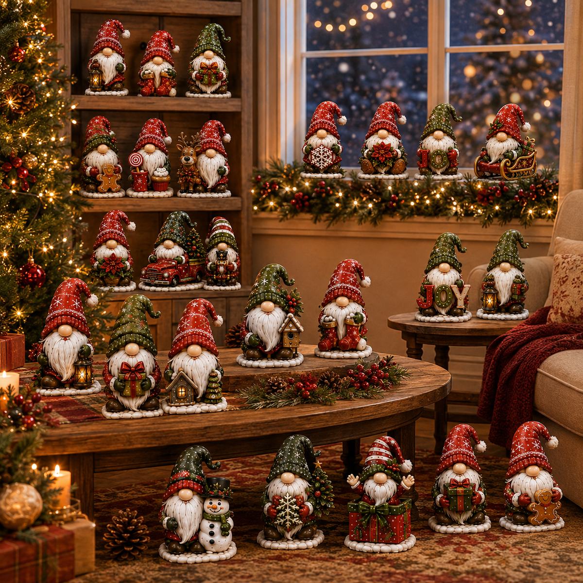 ✨24-Day Christmas Countdown Advent Calendar –Christmas gnome Ornament