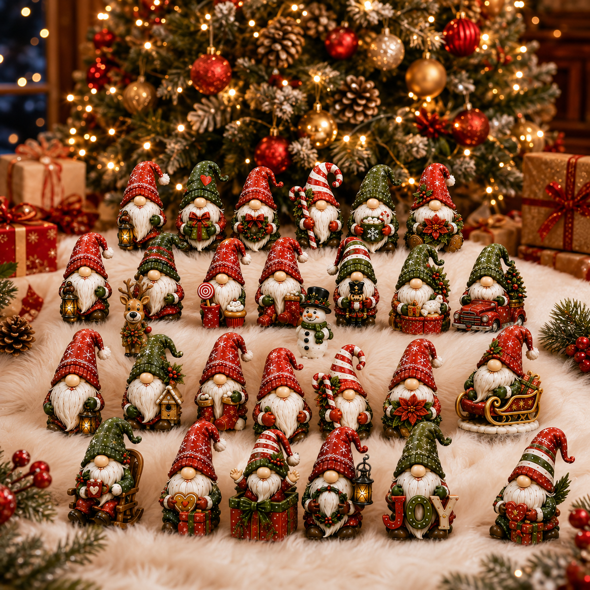 ✨24-Day Christmas Countdown Advent Calendar –Christmas gnome Ornament