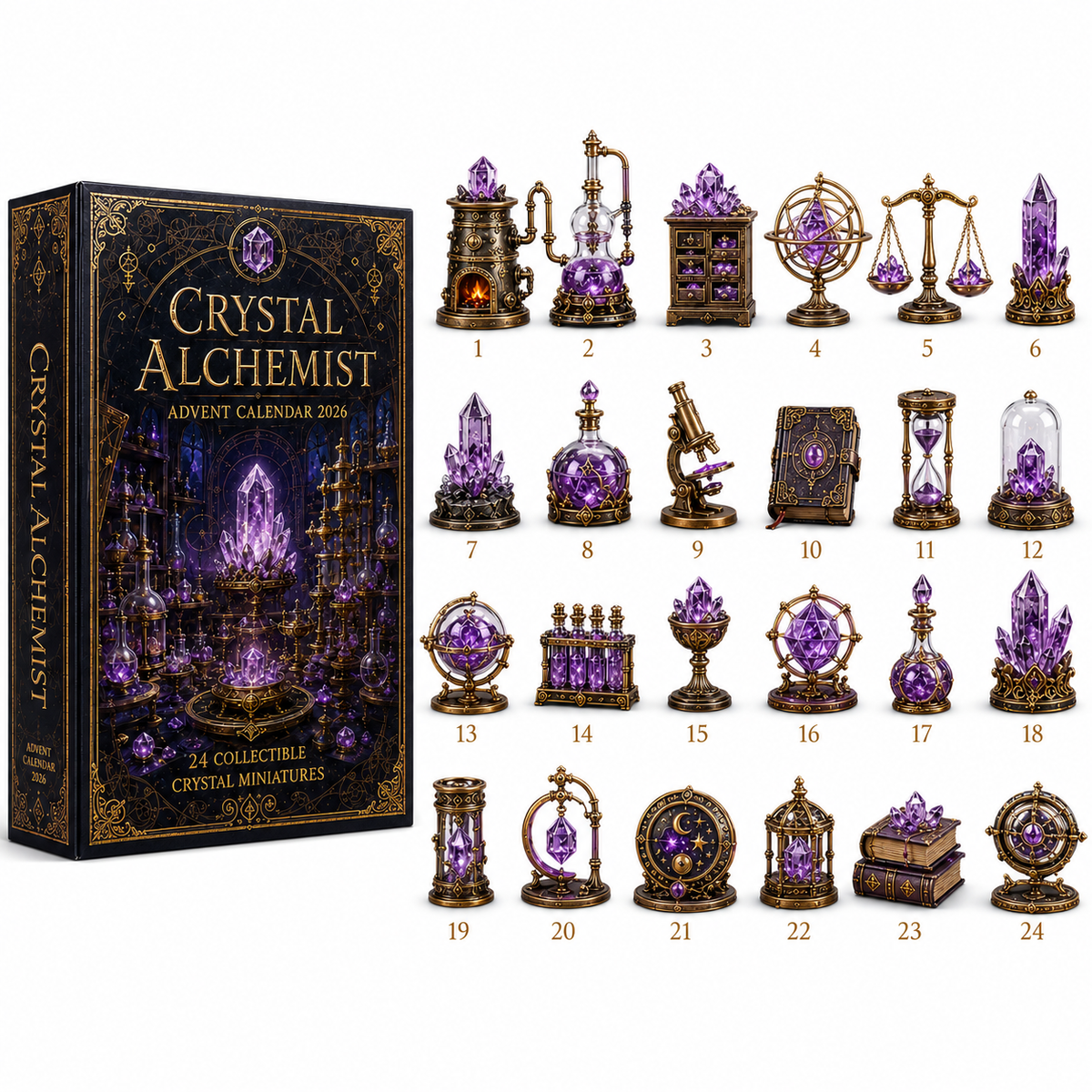 24 Days of Alchemy – Crystal Alchemist Collectible Countdown Calendar 2026