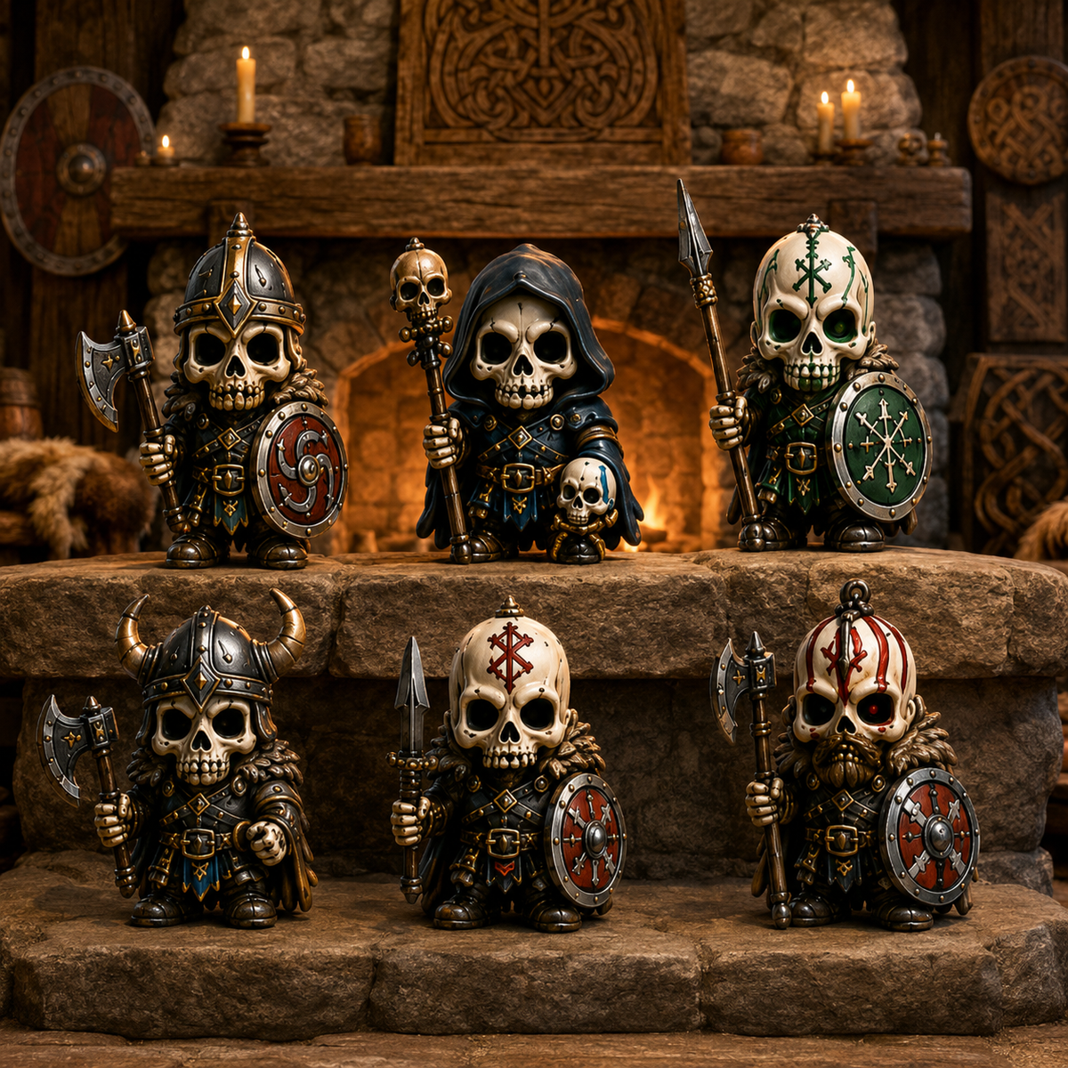 ⚔️Undead Vikings Advent Calendar 2026 – 24-Day Countdown with Collectible  Undead Warrior Miniatures