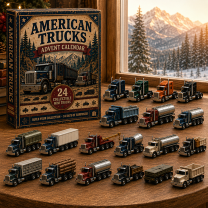 🚚American Trucks Advent Calendar 2026 – 24 Days of Collectible Mini Truck Surprises