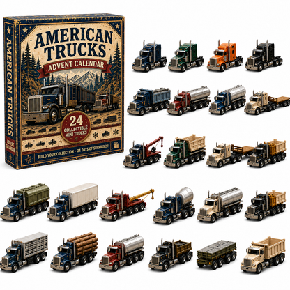 🚚American Trucks Advent Calendar 2026 – 24 Days of Collectible Mini Truck Surprises