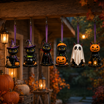 24-Day Christmas Advent Calendar – Halloween Black Cat Ornament | pinkdiy