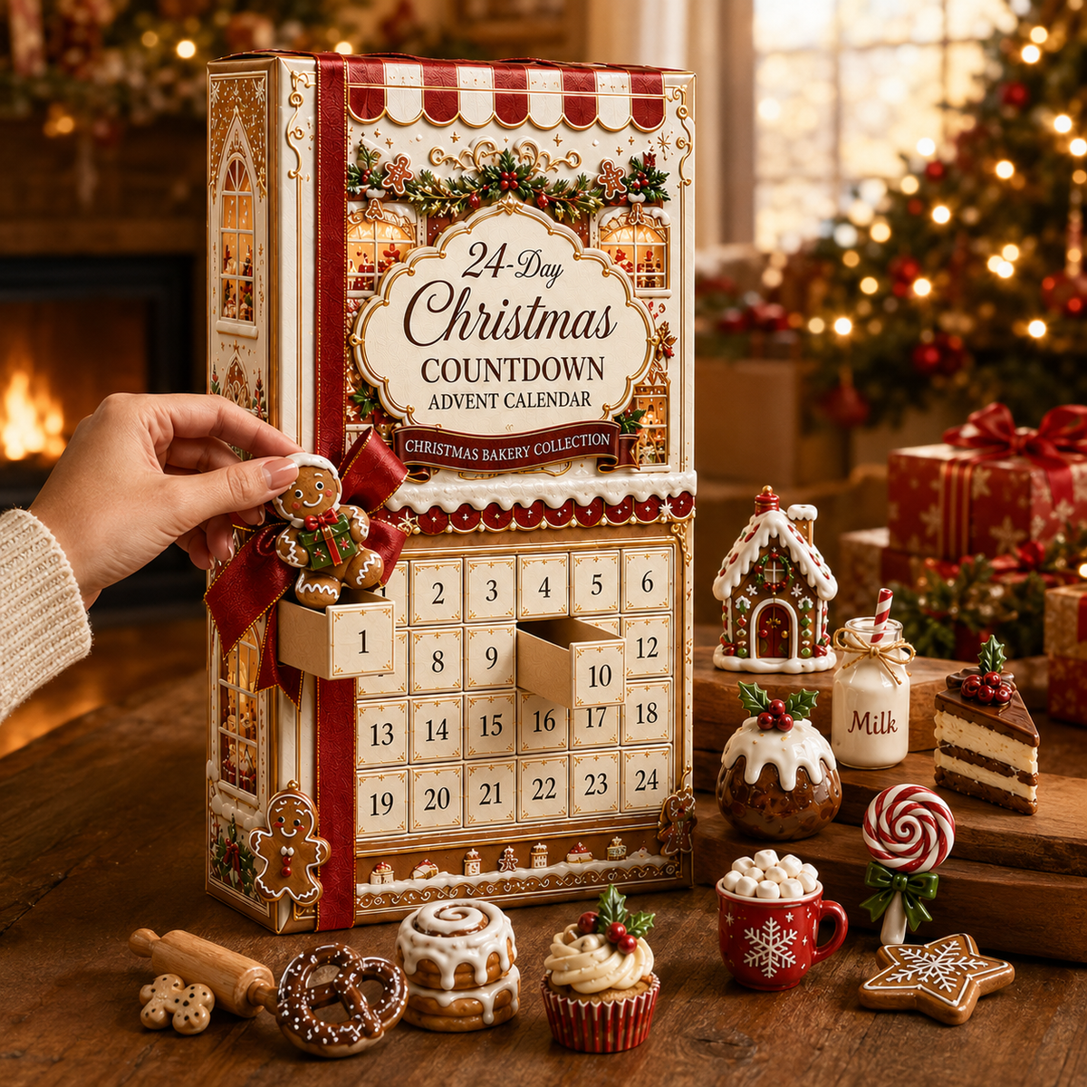 Christmas Baking Collection 24-Day Advent Calendar – Limited Edition Holiday Gift