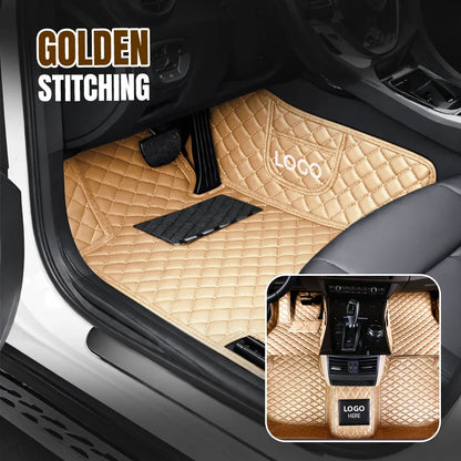 Elvie 2026 Premium 5-Layer Leather Custom Floor Mats for Cars