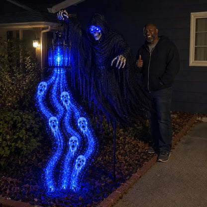 💀Halloween Soul Harvester Animated Garden Light