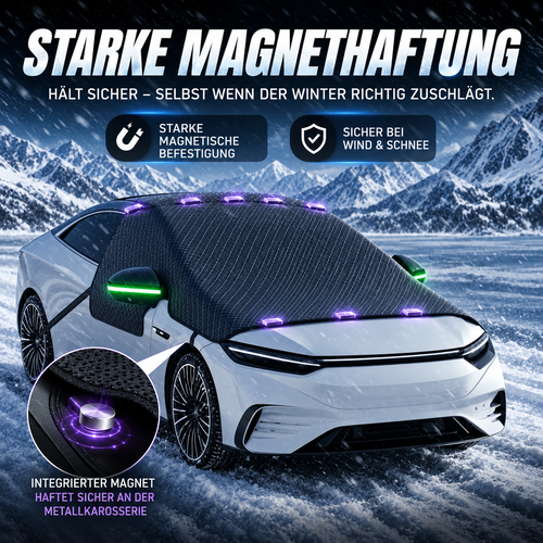 2026 Verbesserte magnetische Allwetter-Windschutzscheibenabdeckung gegen Schnee