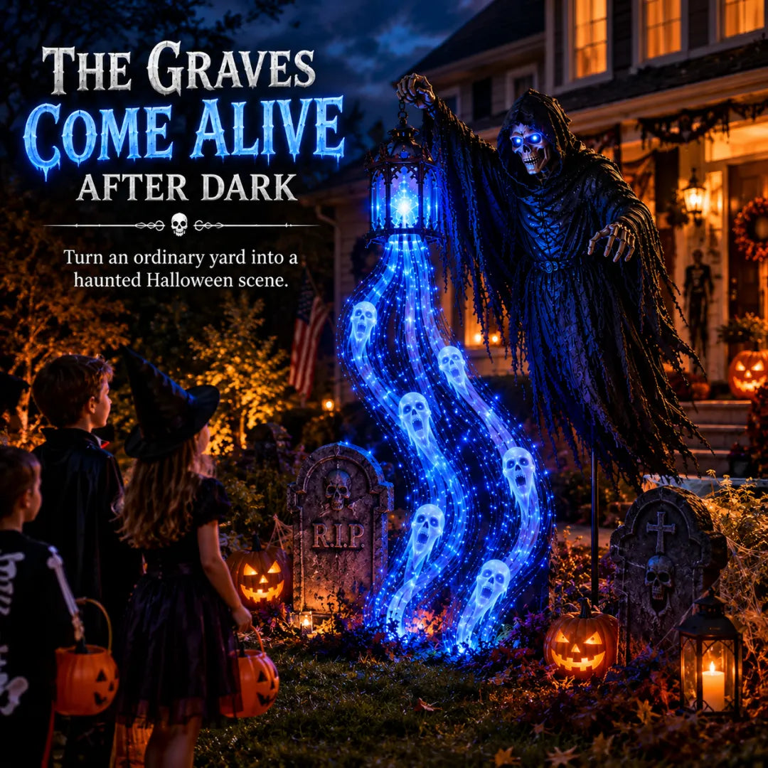 💀Halloween Soul Harvester Animated Garden Light