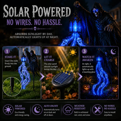 💀Halloween Soul Harvester Animated Garden Light