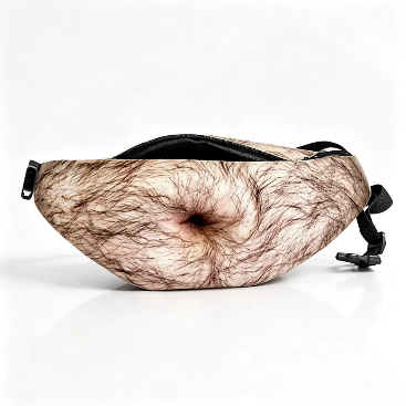 😂 Urkomische Fake-Bierbauch-Bauchtasche – Das ultimative Scherzgeschenk & Witz-Hüfttasche 🍺