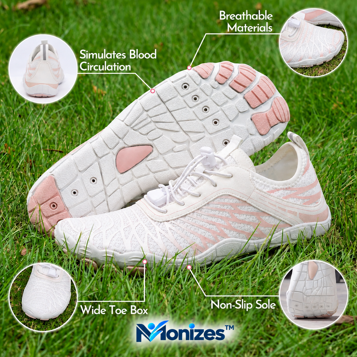 Monizes™ Skin Pro with Copper - Grounding Barfußschuhe für jeden Anlass (Herren-Damen)