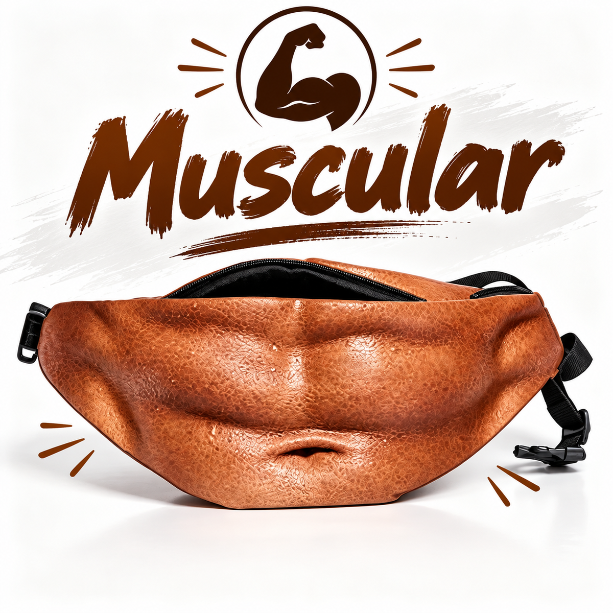 😂 Urkomische Fake-Bierbauch-Bauchtasche – Das ultimative Scherzgeschenk & Witz-Hüfttasche 🍺