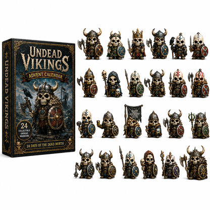 ⚔️Undead Vikings Advent Calendar 2026 – 24-Day Countdown with Collectible  Undead Warrior Miniatures
