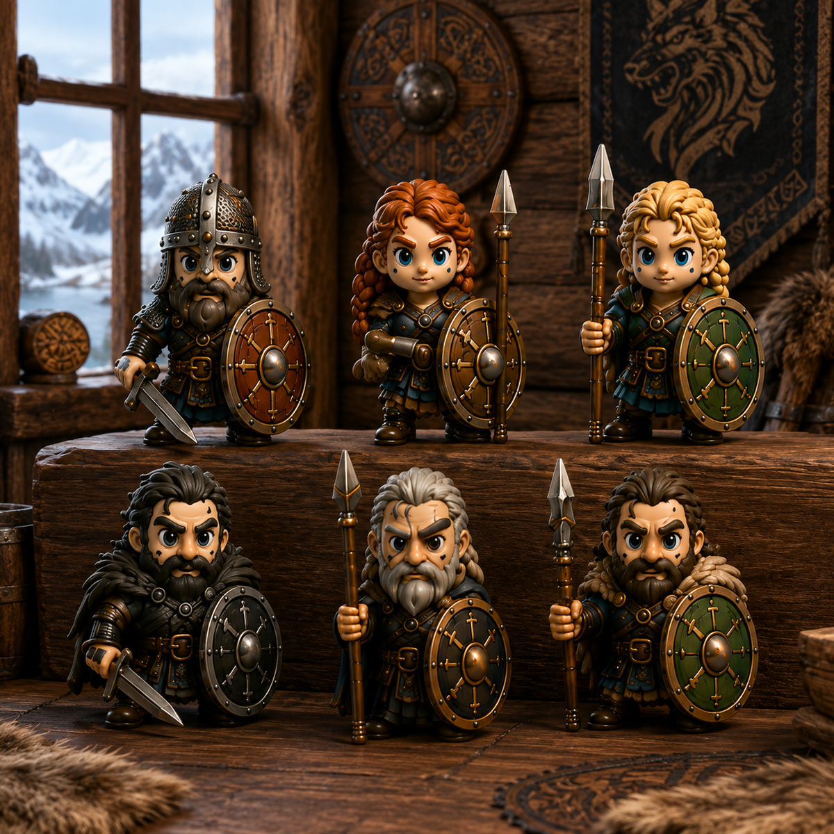 Viking Warriors Advent Calendar 2026 – 24 Collectible Norse Warrior Miniatures