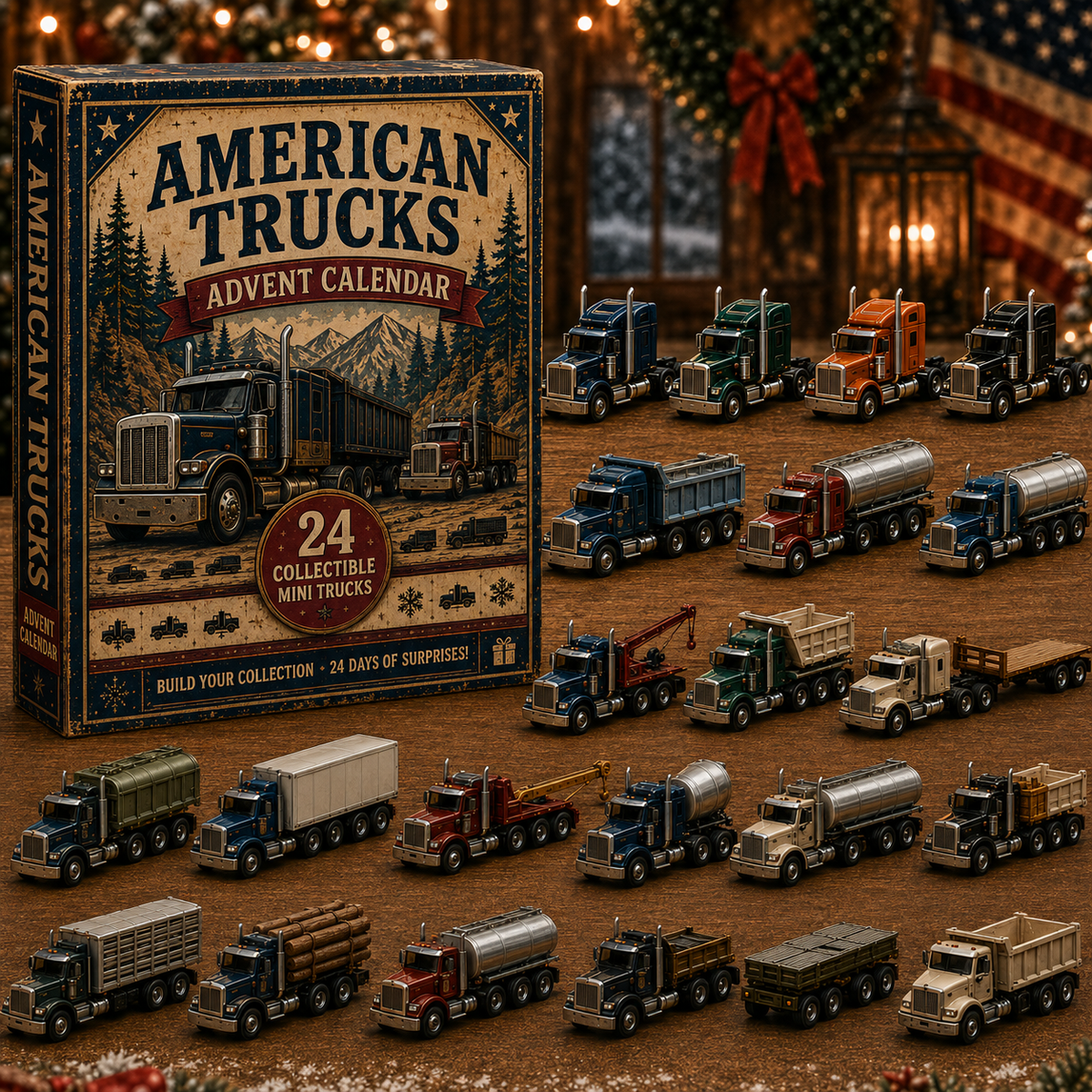 🚚American Trucks Advent Calendar 2026 – 24 Days of Collectible Mini Truck Surprises