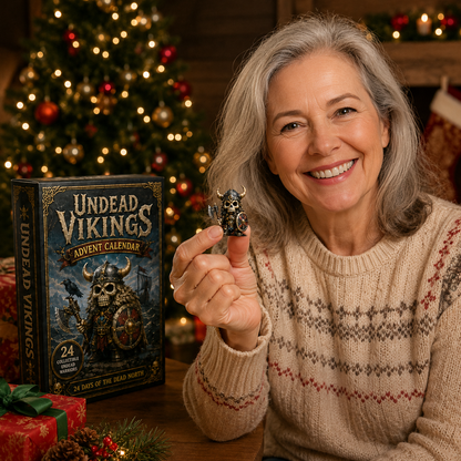 ⚔️Undead Vikings Advent Calendar 2026 – 24-Day Countdown with Collectible  Undead Warrior Miniatures