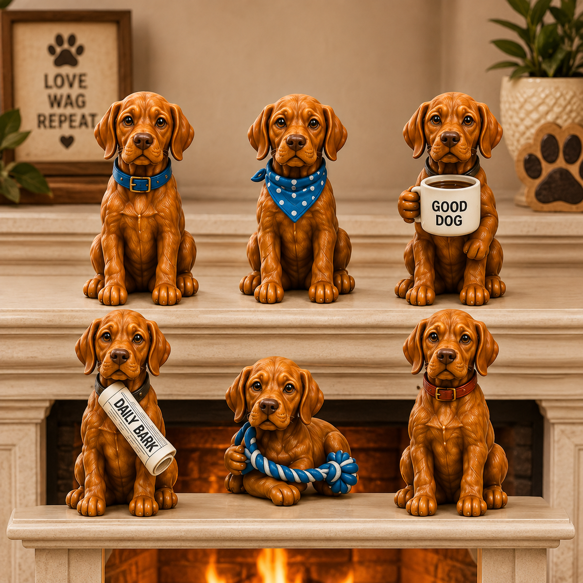 Everyday Vizsla Advent Calendar 2026 – 24 Days of Adorable Vizsla Miniatures, Daily Dog Moments & Perfect Gifts for Vizsla Lovers
