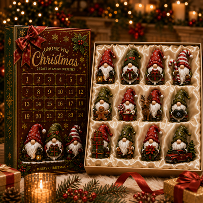 ✨24-Day Christmas Countdown Advent Calendar –Christmas gnome Ornament