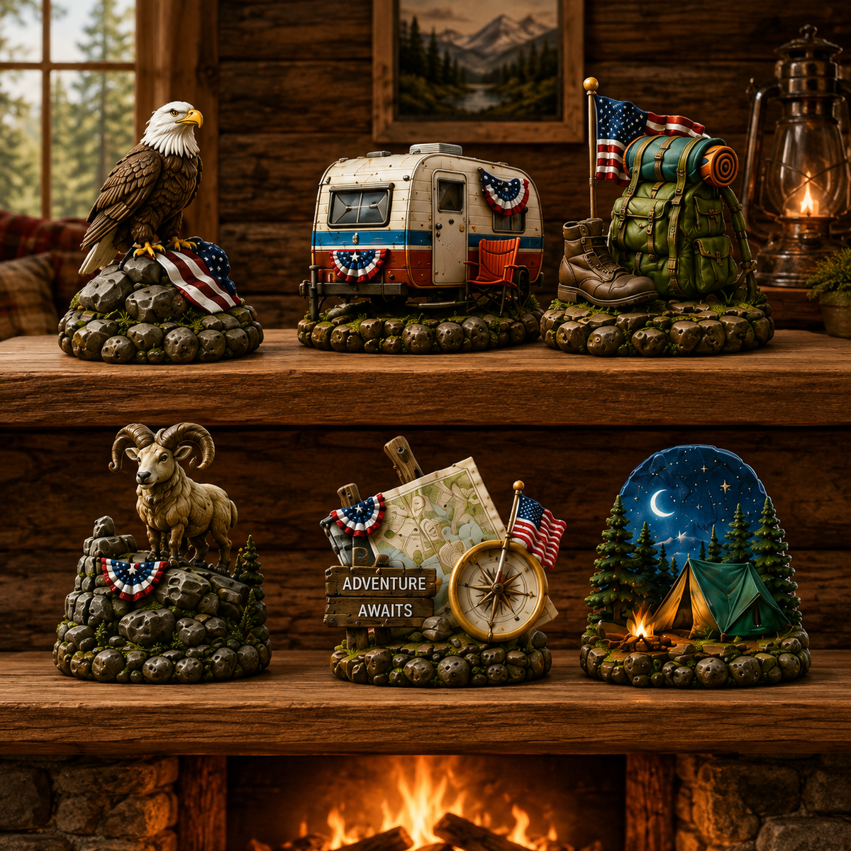 National Parks Adventure Advent Calendar 2026 – 24 Days of American Wilderness, Collector-Grade Miniature Keepsakes,