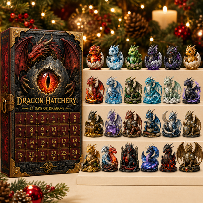 24-Day Dragon Advent Calendar | Christmas Countdown Blind Box Gift