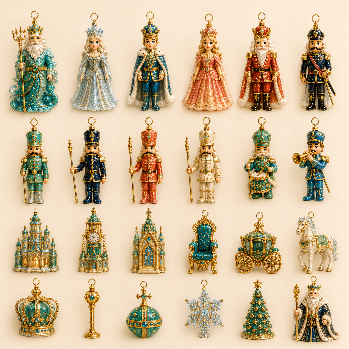 ✨2026 Royal Christmas Palace Luxury Countdown Gift Set