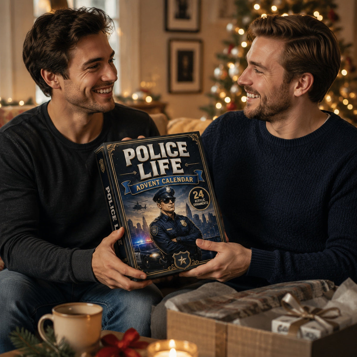 Police Life Hero Advent Calendar 2026 - 24-Day Festive Countdown, Acrylic Charms Blind Box