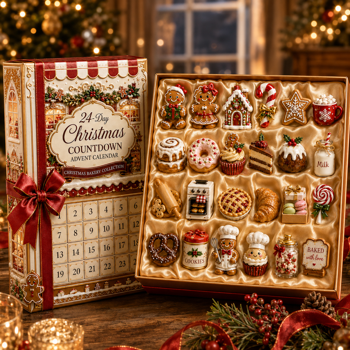 Christmas Baking Collection 24-Day Advent Calendar – Limited Edition Holiday Gift